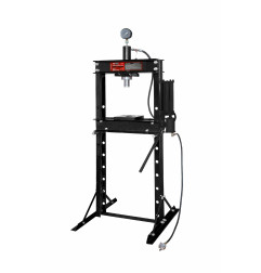 AIR-POWERED/ PNEUMATIC-HYDRAULIC WORKSHOP PRESS 30T w/ GAUG