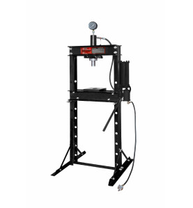 PNEUMATIC/ HYDRAULIC WORKSHOP PRESS 30T w/ PRESSURE GAUGE