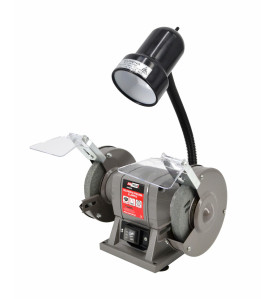 SZLIFIERKA STOŁOWA 125mm / 150W Z LAMPKĄ