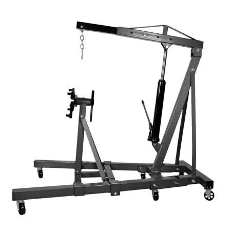 ŻURAW WARSZTATOWY 2-TONOWY + WÓZEK MONTAŻOWY 900 kg