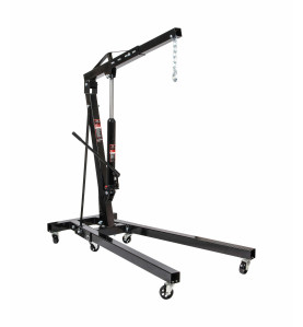 2T HYDRAULIC FOLDING ENGINE CRANE w/ 0.9T ENGINE STAND