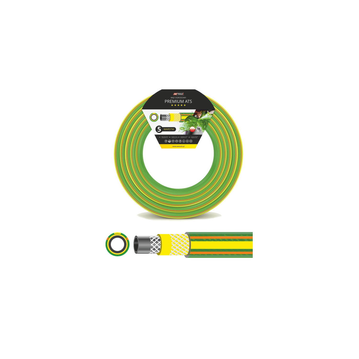 WĄŻ OGRODOWY PREMIUM ATS 1/2" 50m