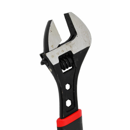 ADJUSTABLE SPANNER WRENCH 250mm/ TPR HANDLE 