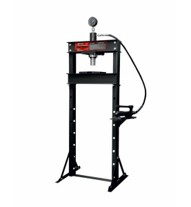 HYDRAULIC WORKSHOP PRESS 12T w/ PRESSURE GAUGE
