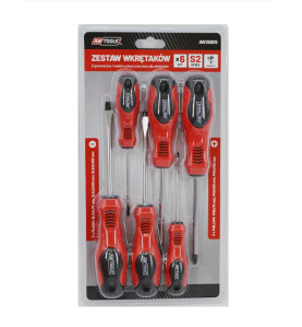 SCREWDRIVER SET 3xSL + 3xPH 6pcs