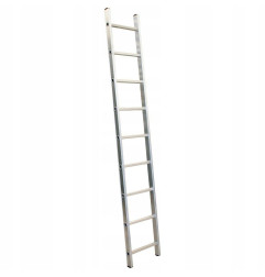 ALUMINIUM LEANING LADDER 1x10 150kg