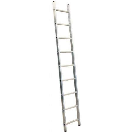 ALUMINIUM LEANING LADDER 1x10 150kg