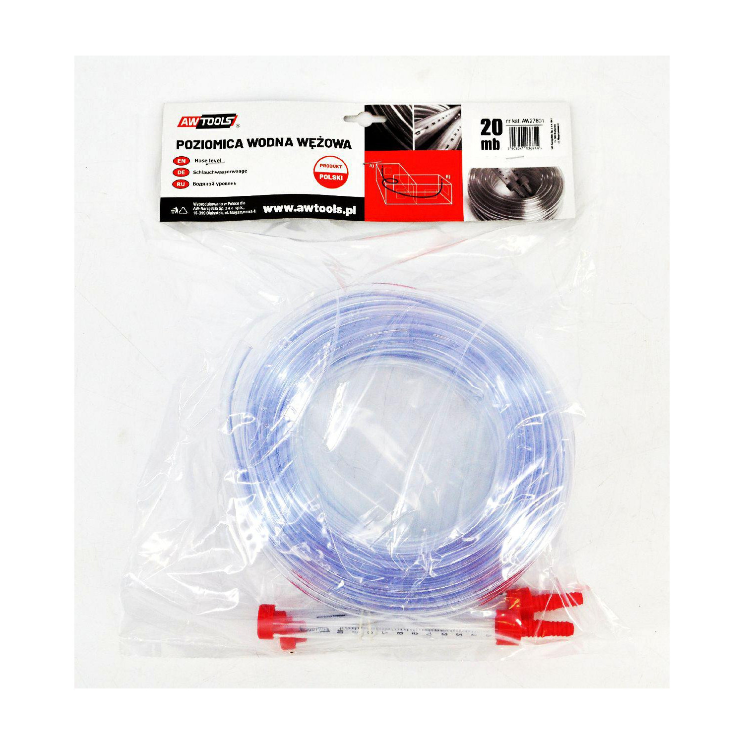 POZIOMNICA WODNA WĘŻOWA 20m