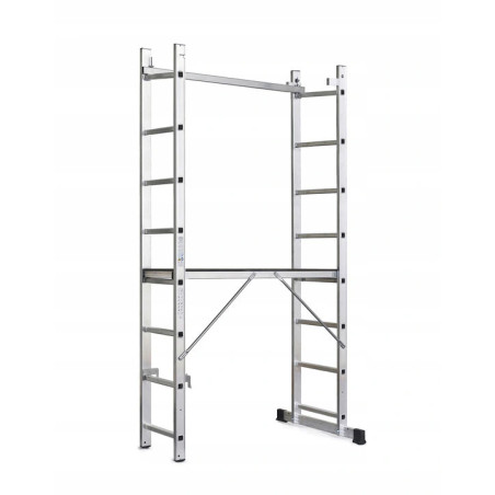 ALUMINIUM SCAFFOLD TOWER w/ PLATFORM 2x7 150kg