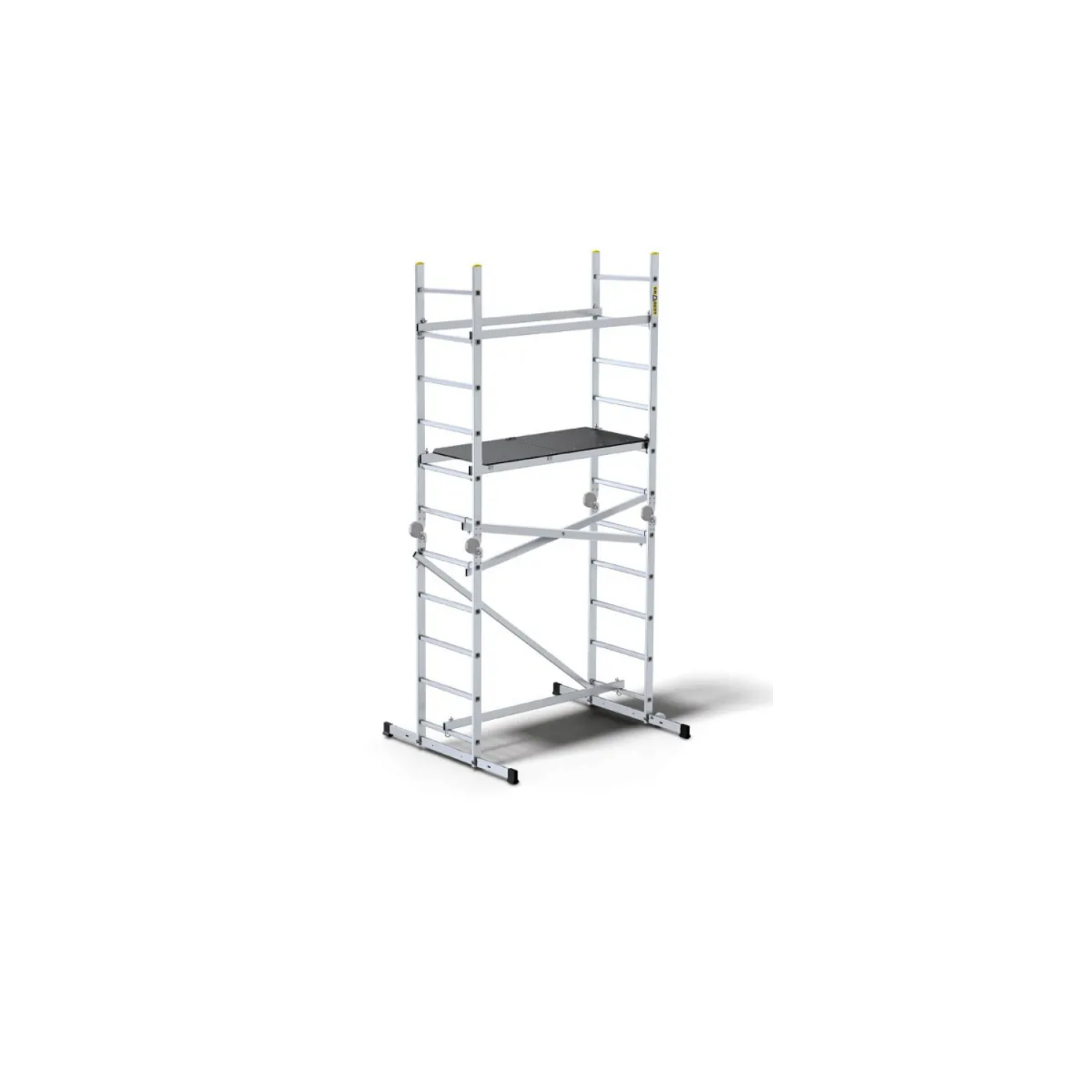 ALUMINIUM JOINT MOBILE SCAFFOLD TOWER w/ PLATFORM 2x10 150kg