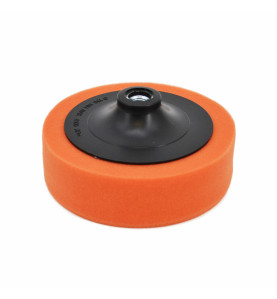 FOAM POLISHING HEAD/ MEDIUM 125x45mm M14/ ORANGE