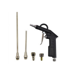 AIR BLOW GUN w/ EXTENSION NOZZLE & QUICK COUPLING