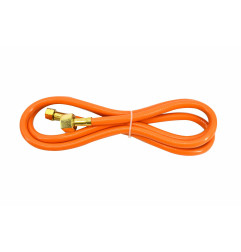 PVC LPG/ PROPANE HOSE 2M w/ COUPLINGS