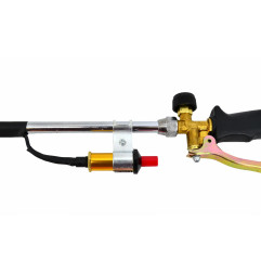LONG-ARM GAS TORCH BURNER 60mm w/ PIEZO IGNITION
