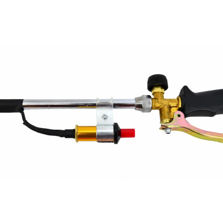 LONG-ARM GAS TORCH BURNER 60mm w/ PIEZO IGNITION