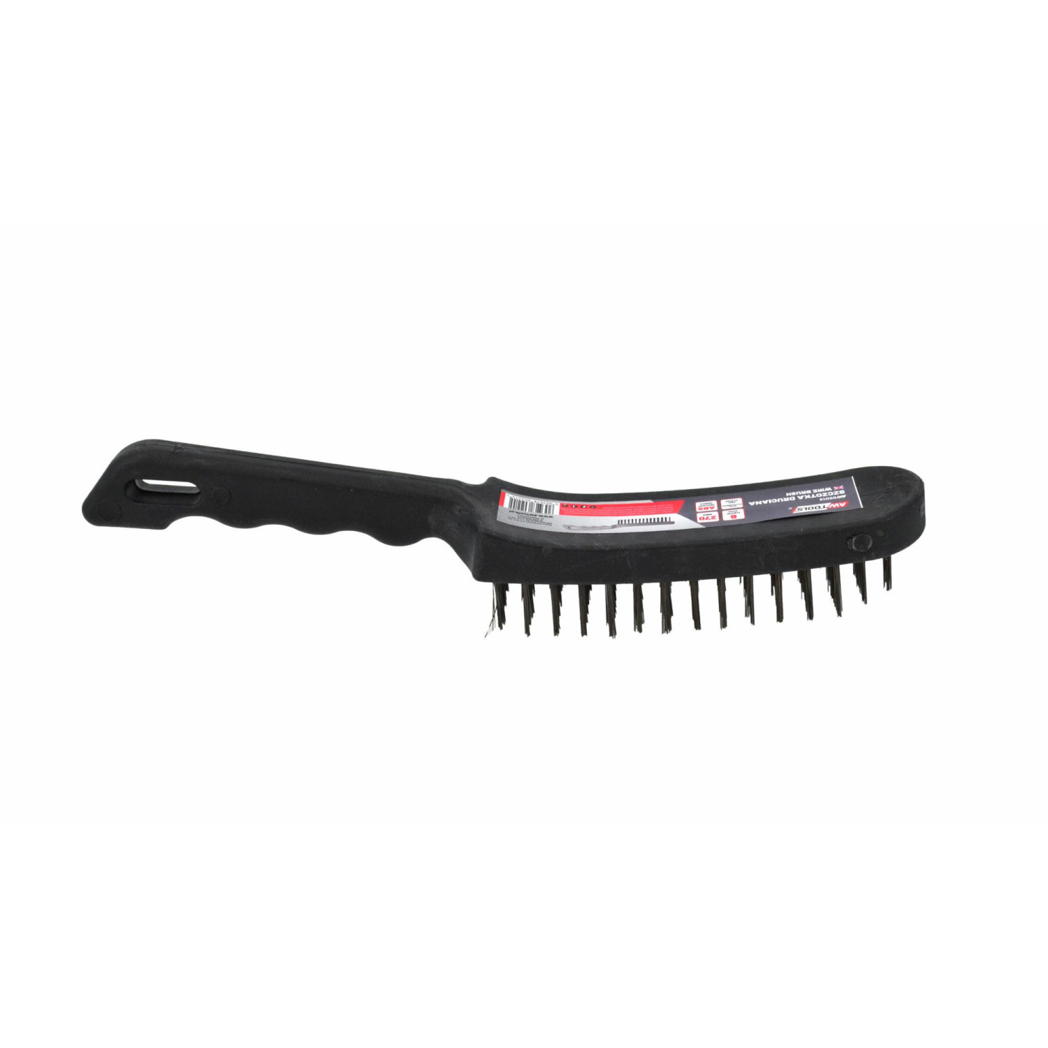 STEEL WIRE HAND BRUSH 4-ROW 270mm