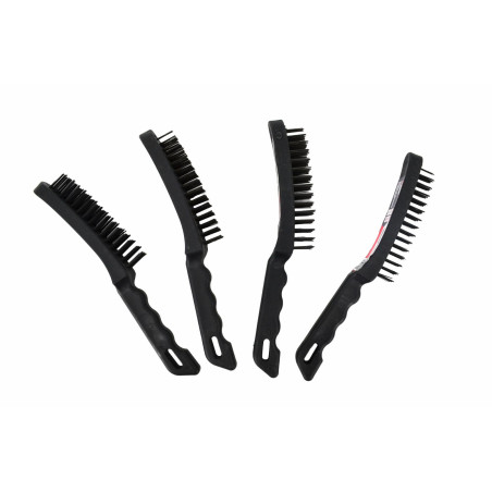 STEEL WIRE HAND BRUSH 4-ROW 270mm