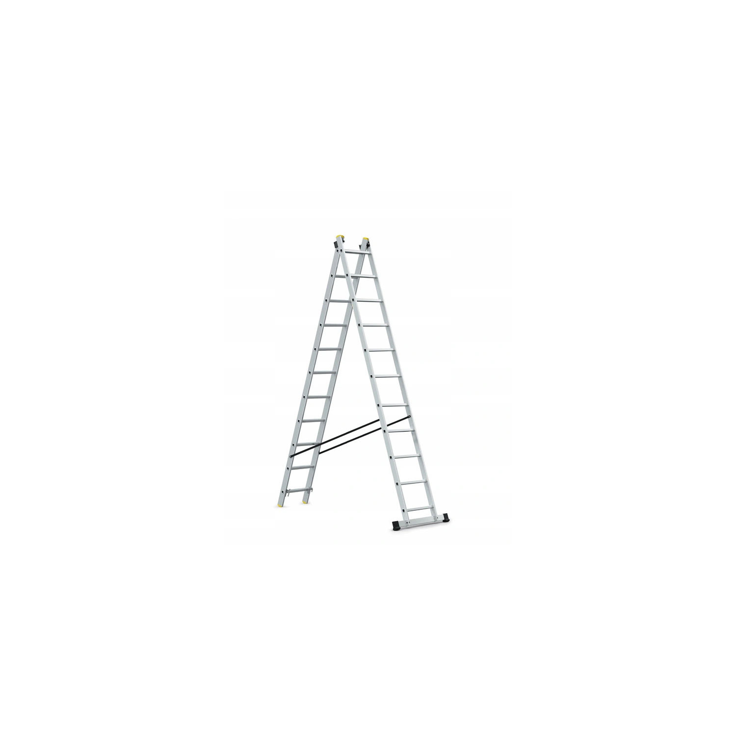 ALUMINIUM DOUBLE SECTION MULTI-PURPOSE LADDER 2x11 150kg