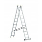 ALUMINIUM DOUBLE SECTION MULTI-PURPOSE LADDER 2x11 150kg