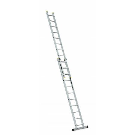 ALUMINIUM DOUBLE EXTENSION MULTI-PURPOSE LADDER 2x11 150kg