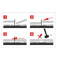 TILE LEVELLING SYSTEM CLIPS 1.0mm 7-15mm 400pcs
