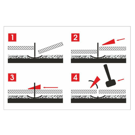 TILE LEVELING SYSTEM CLIPS 1.0mm (7-15mm) 400pcs