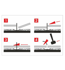 TILE LEVELLING SYSTEM CLIPS 1.0mm 7-15mm 400pcs