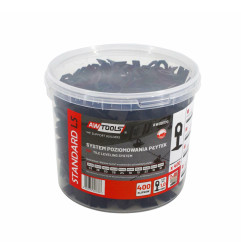 TILE LEVELING SYSTEM CLIPS 1.0mm (7-15mm) 400pcs