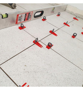 TILE LEVELLING SYSTEM CLIPS 1.0mm 7-15mm 400pcs