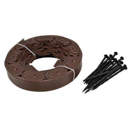 OBRZEŻE TRAWNIKOWE ECO-BORDER 10M / BRĄZ