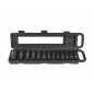 1/2" DRIVE DEEP IMPACT SOCKET SET 10-32mm 13pcs BLACK LINE