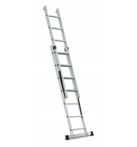 ALUMINIUM DOUBLE SECTION MULTI-PURPOSE LADDER 2x7 150kg