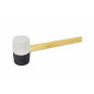 RUBBER MALLET 72mm 980g/ WOODEN HANDLE