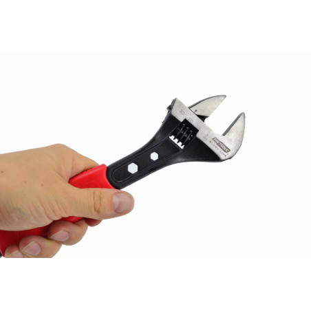 ADJUSTABLE SPANNER WRENCH 300mm/ TPR HANDLE