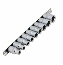 ZESTAW NASADEK TORX 1/2" E10-E24 - 9 CZĘŚCI