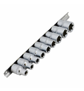 ZESTAW NASADEK TORX 1/2" E10-E24 - 9 CZĘŚCI