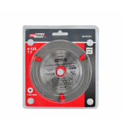 WOOD CUTTING TCT CIRCULAR SAW BLADE 125x22mmx3T