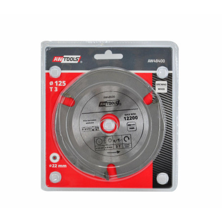 WOOD CUTTING TCT CIRCULAR SAW BLADE 125x22mmx3T