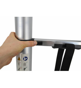 ALUMINIUM EXTENDABLE TELESCOPIC LADDER 1x13 150kg