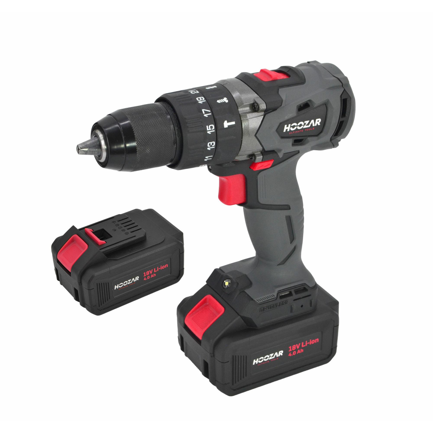 WKRĘTARKA UDAROWA BEZSZCZOTKOWA 18V 2x4.0Ah 60Nm CDH60BL-M2