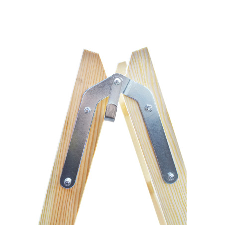 DOUBLE-SIDED WOODEN LADDER 2x8 150kg