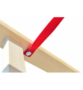 WOODEN FREESTANDING RUNG LADDER 2x8 150kg