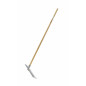 20-TINE STEEL GARDEN RAKE WITH WOODEN SHAFT 20-TINE STEEL GARDEN RAKE WITH WOODEN SHAFT