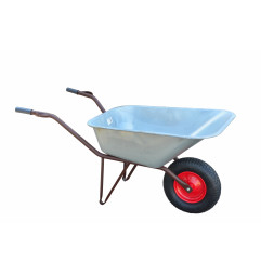 GARDEN GALVANISED WHEELBARROW 80L 130kg
