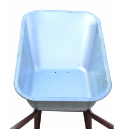 GARDEN GALVANISED WHEELBARROW 80L 130kg