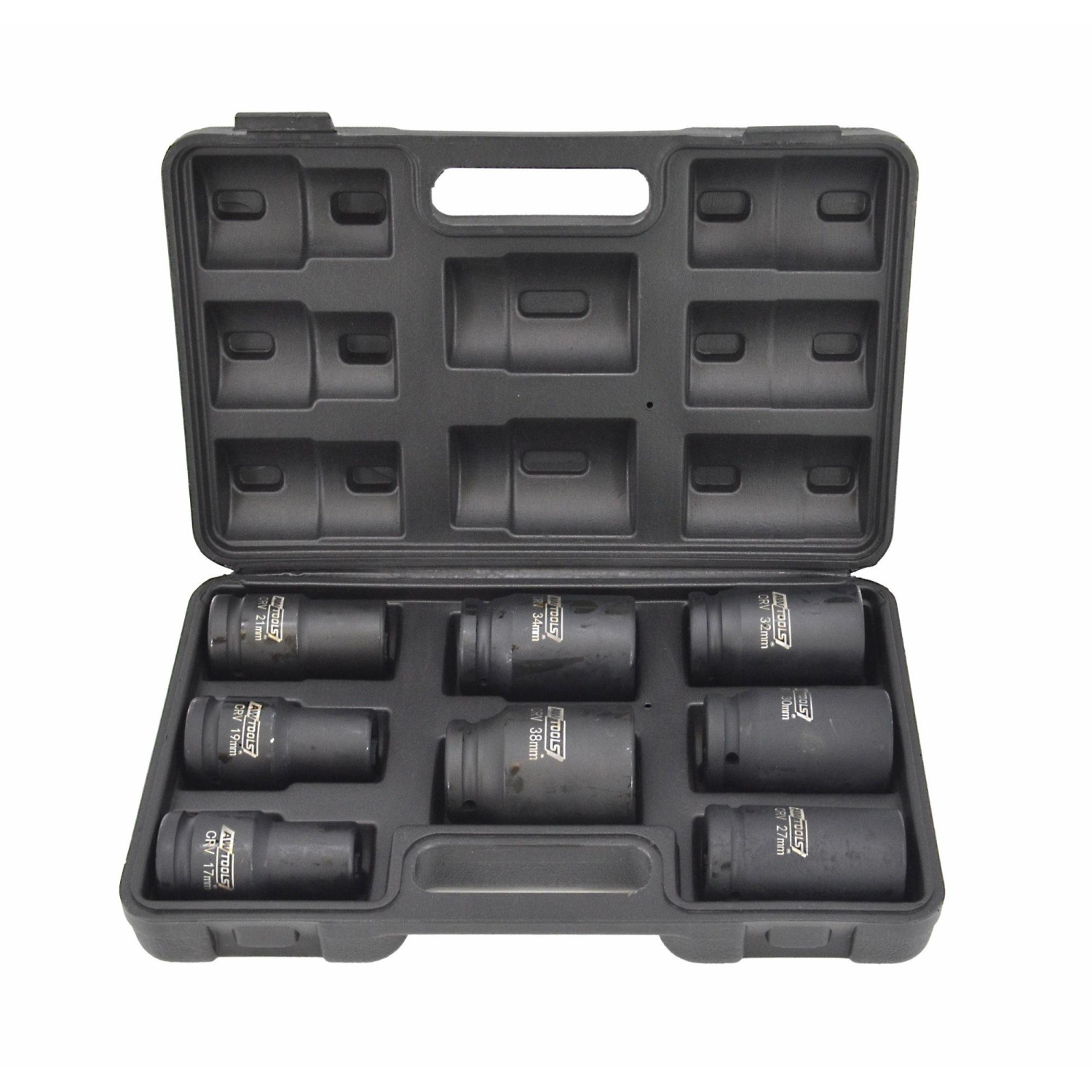 IMPACT SOCKET BIT SET 3/4" 17-38mm 8pcs 