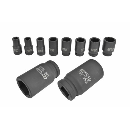 ZESTAW NASADEK UDAROWYCH DŁUGICH 3/4" 8cz 17-38mm