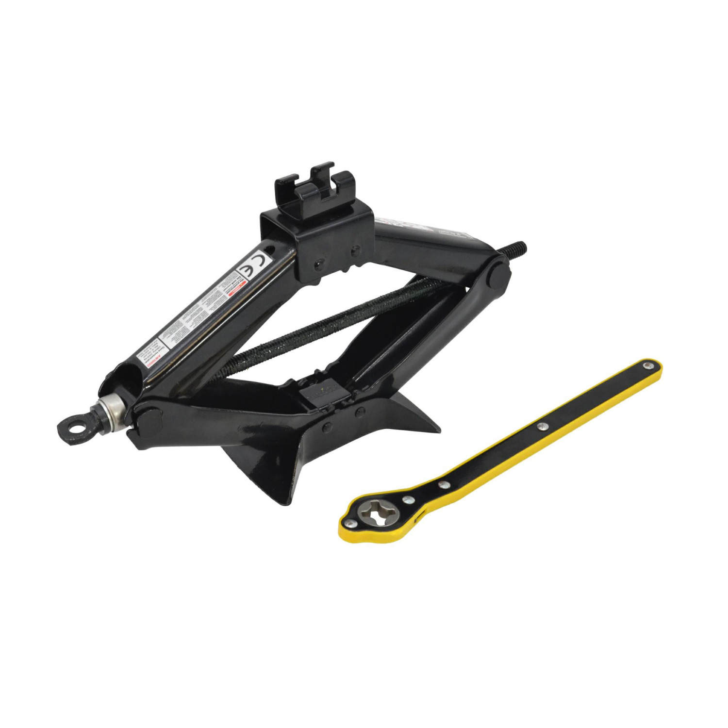2T SCISSOR JACK w/ RATCHET WRENCH