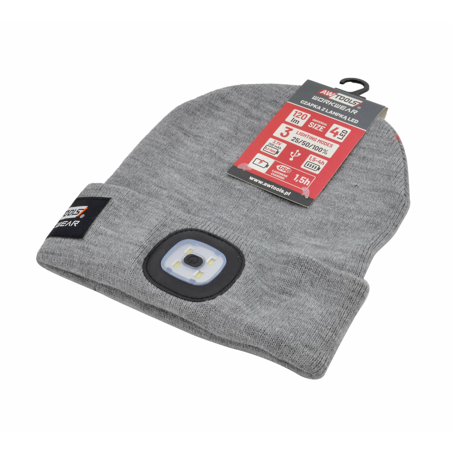 BEANIE w/ USB RECHARGEABLE LED HEAD LIGHT 120lm BEANIE w/ USB RECHARGEABLE LED HEAD LIGHT 120lm