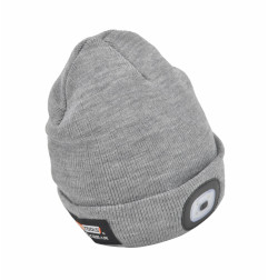 BEANIE w/ USB RECHARGEABLE LED HEAD LIGHT 120lm